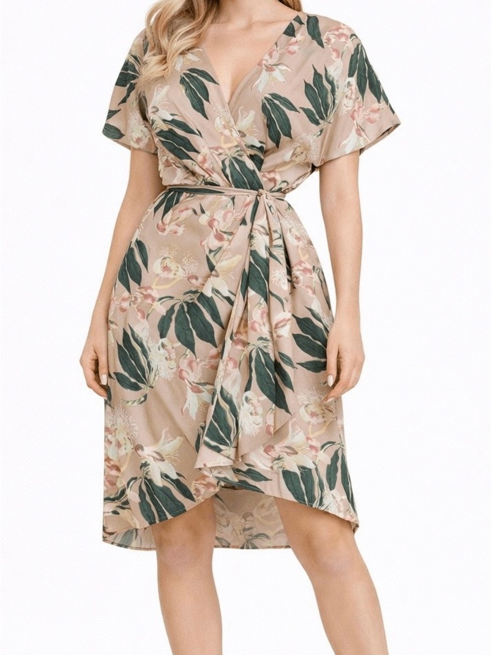 Aritzia Babaton Wallace Lined Wrap Dress - Size Medium